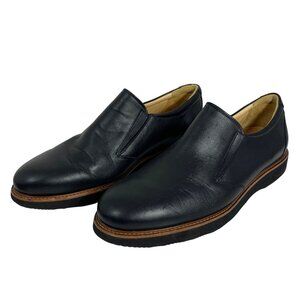 Samuel Hubbard Frequent Traveler Loafers Mens Black Leather Slip-On Shoes SZ 11